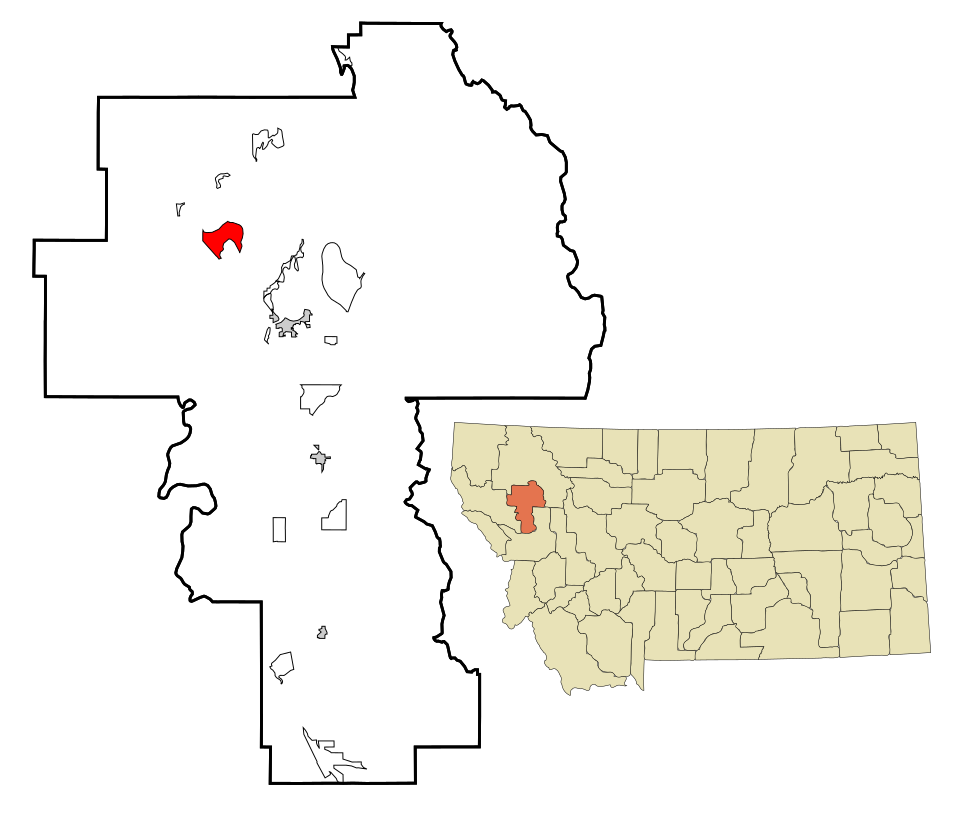 Locator map of Big Arm