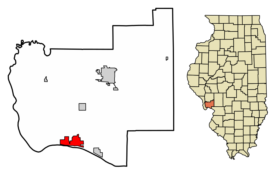 Locator map of Grafton