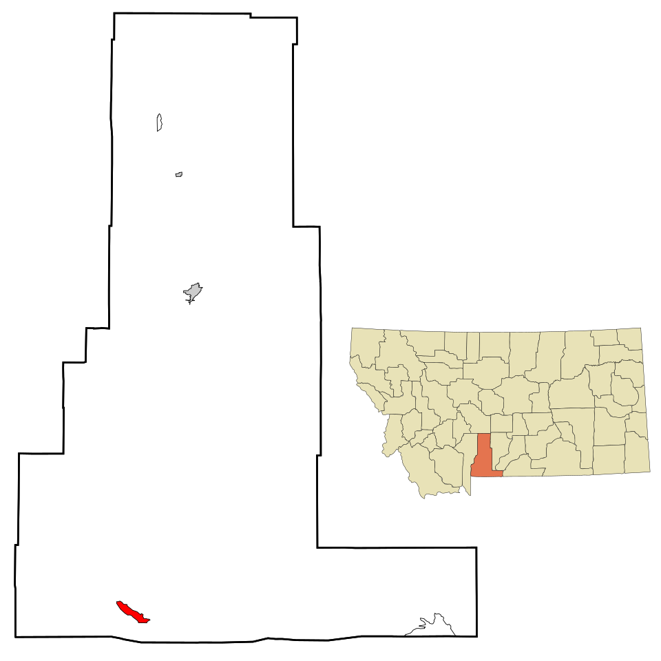 Locator map of Gardiner