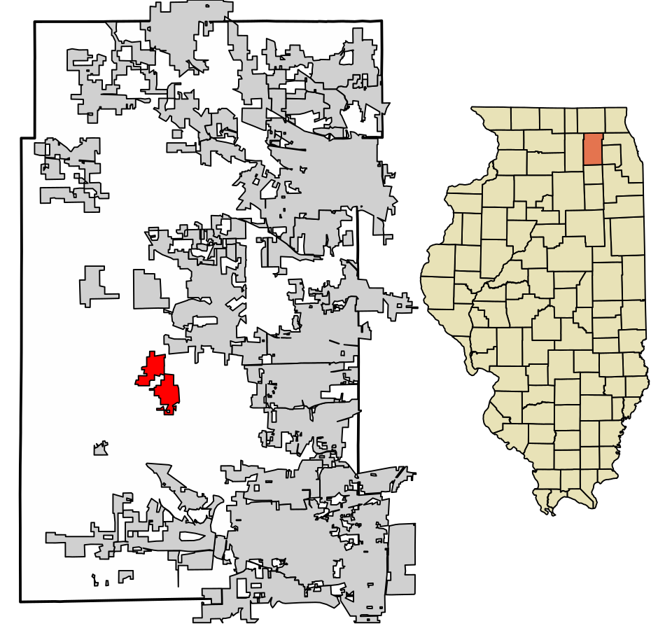 Locator map of Elburn