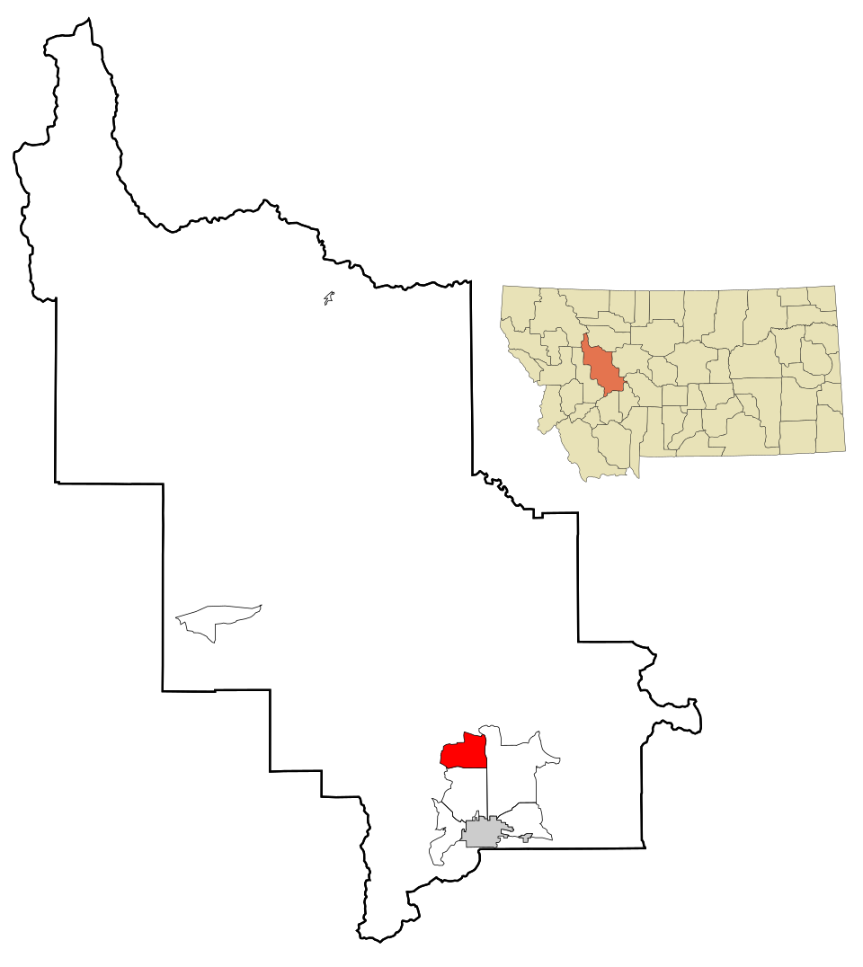 Map of Helena Valley Northwest