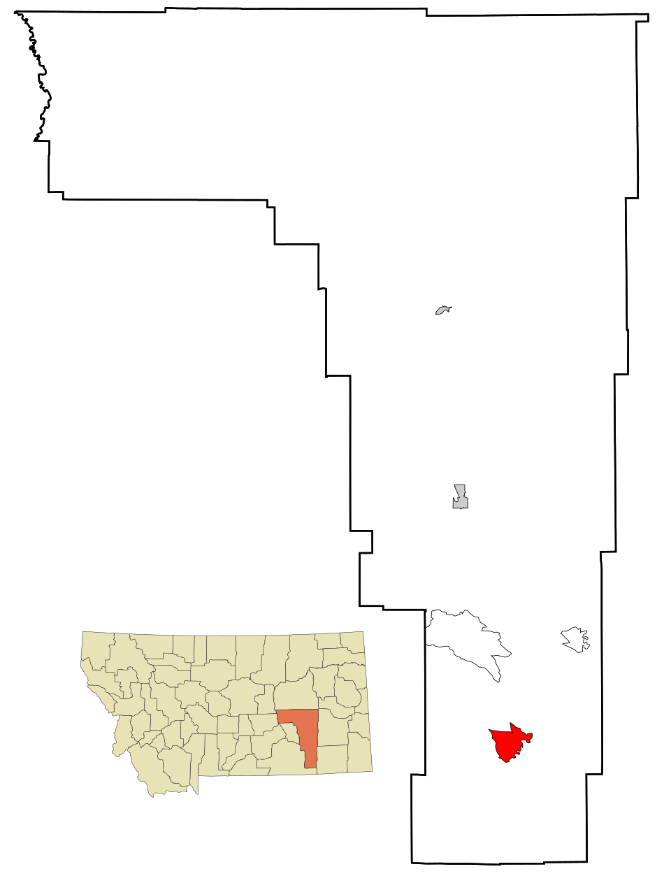 Locator map of Birney