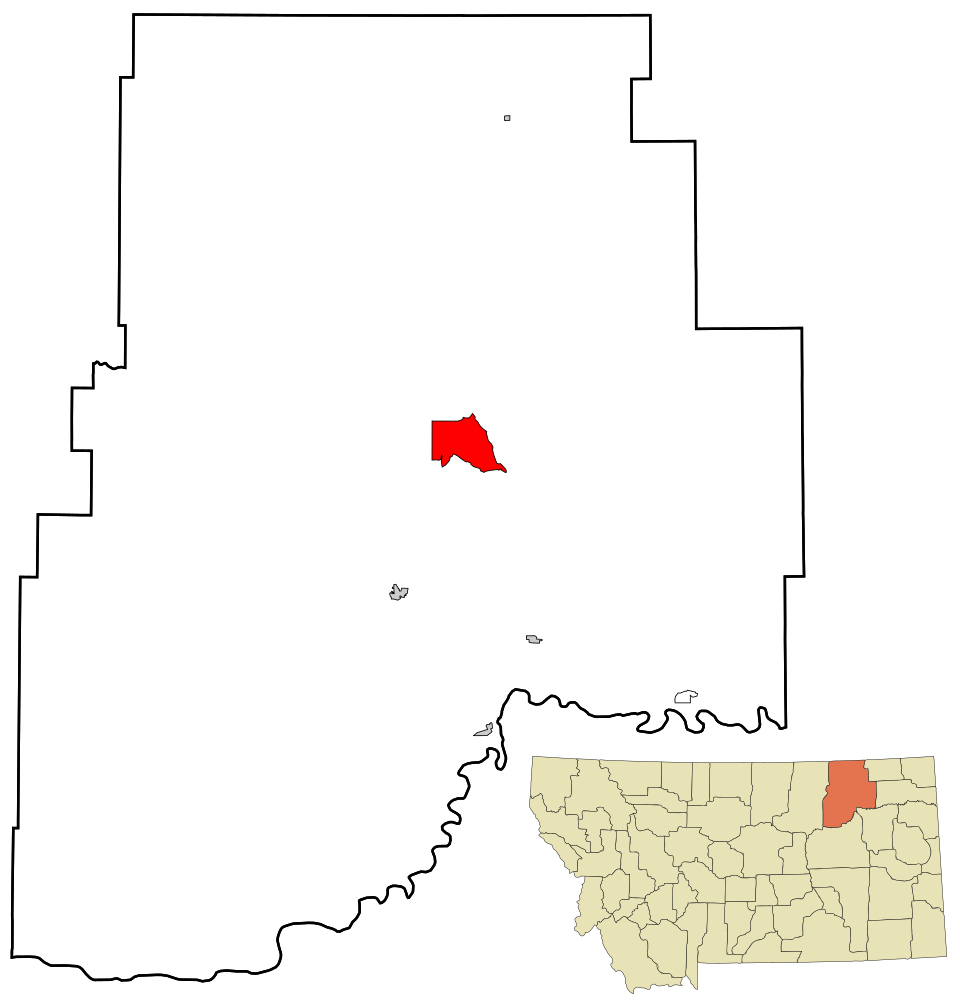 Locator map of St. Marie
