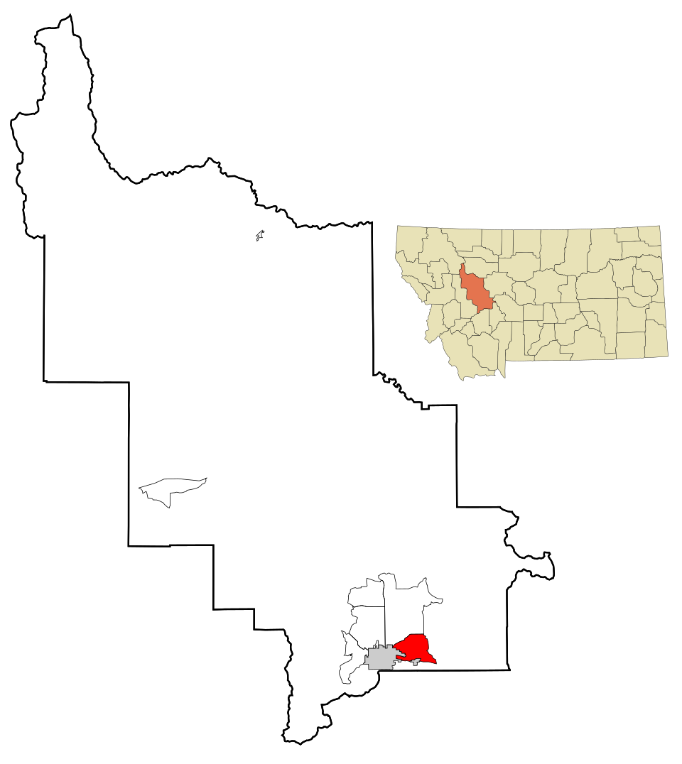 Map of Helena Valley Southeast