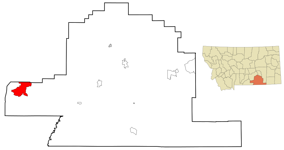 Locator map of Pryor