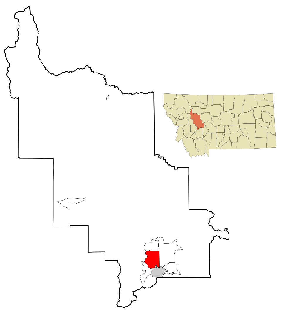 Map of Helena Valley West Central