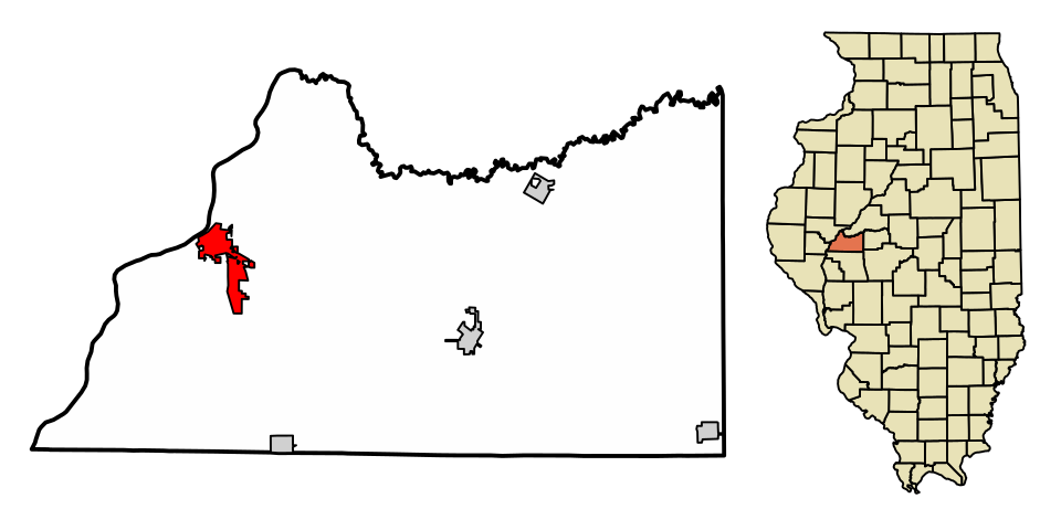 Locator map of Beardstown