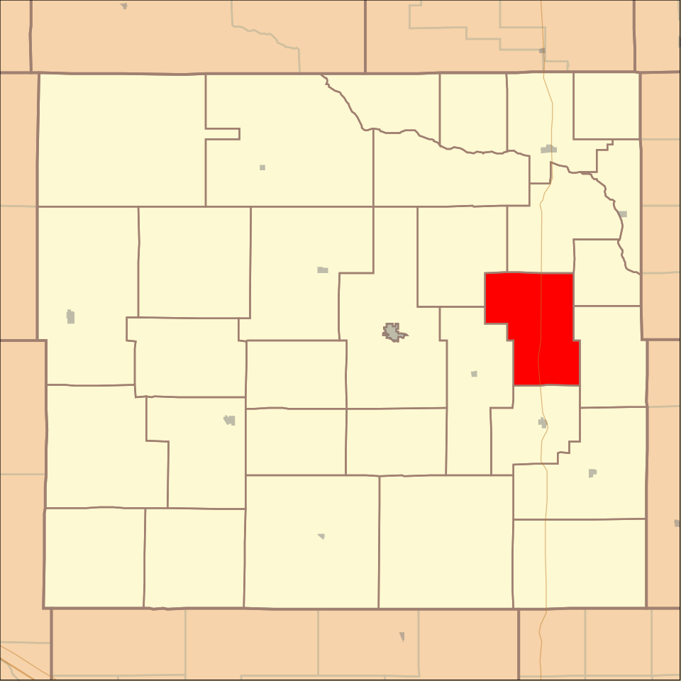Locator map of Westerville