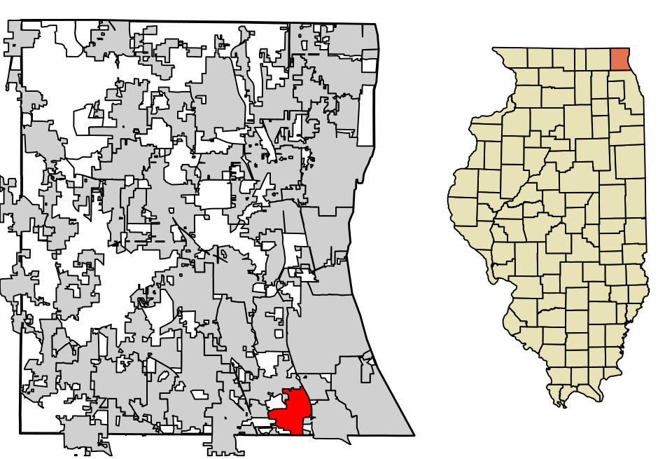 Locator map of Riverwoods