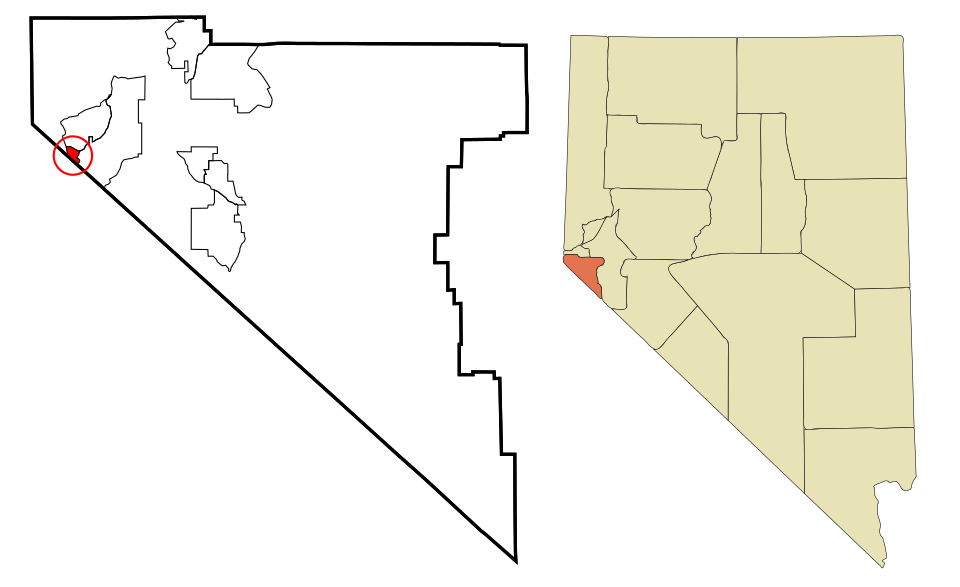 Locator map of Stateline