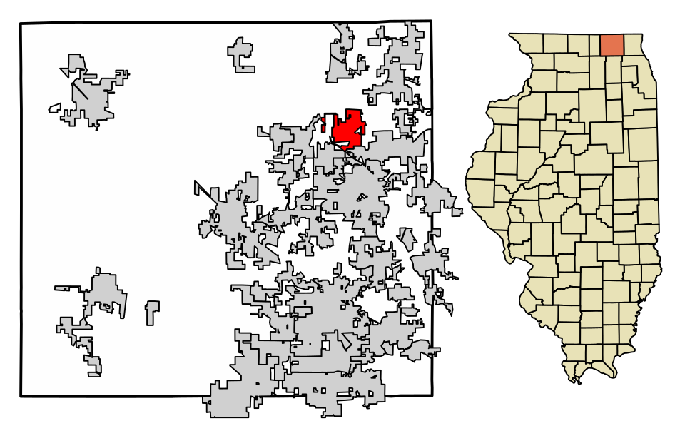 Locator map of Ringwood
