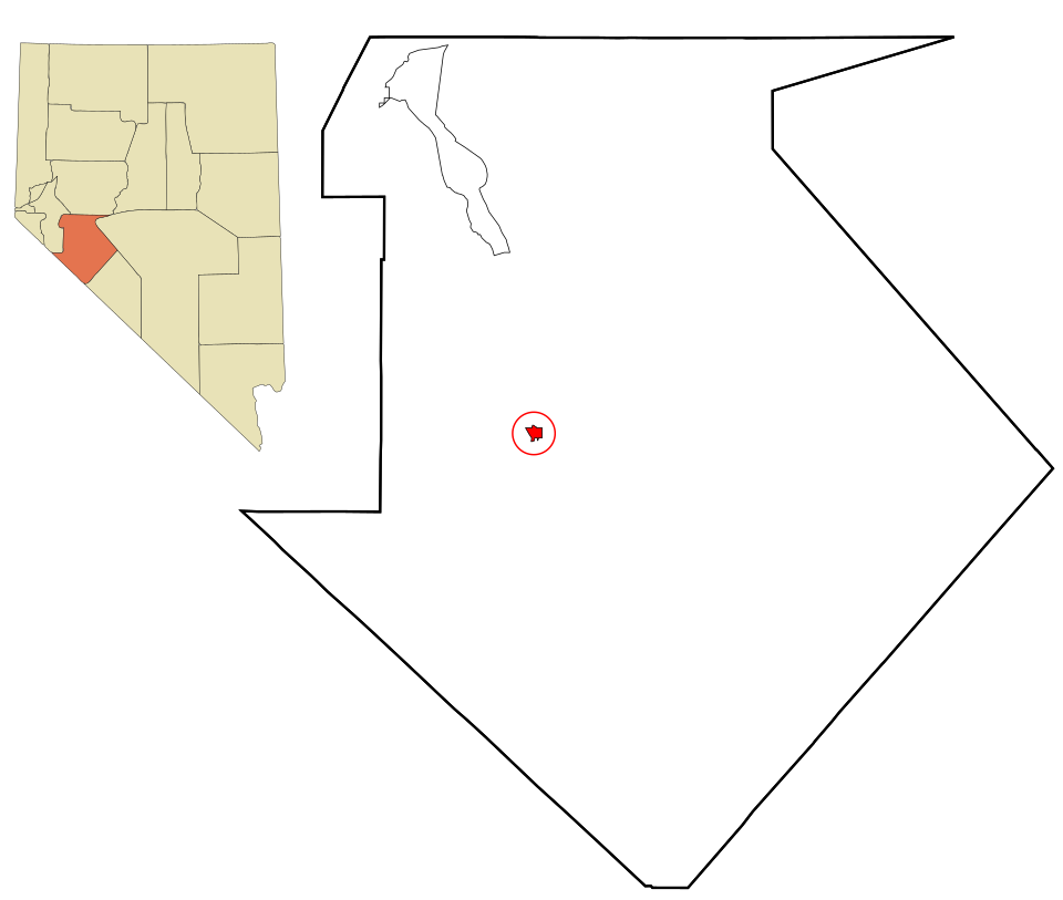 Locator map of Hawthorne