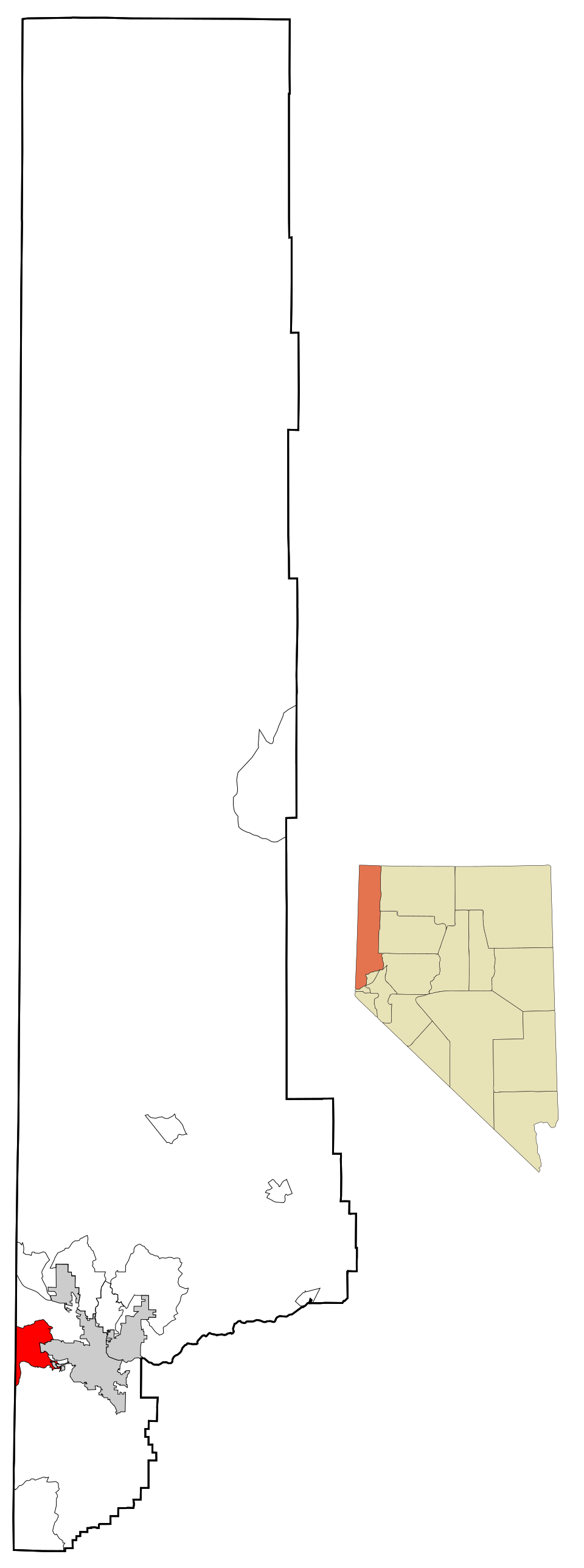 Locator map of Verdi