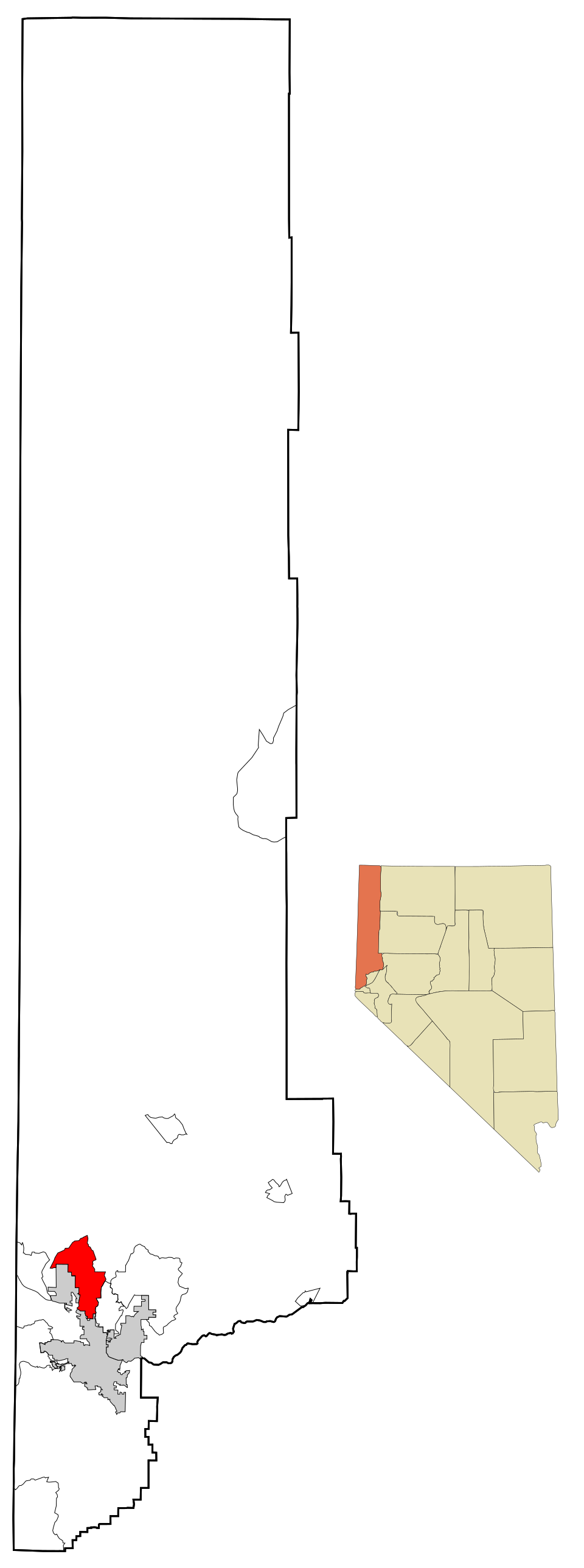 Locator map of Golden Valley