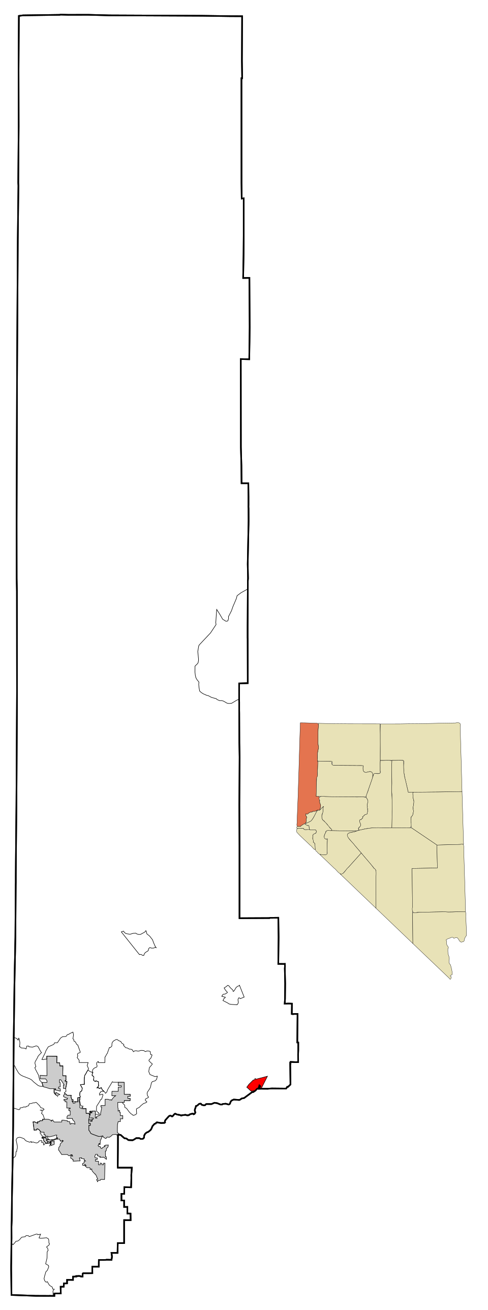 Locator map of Wadsworth