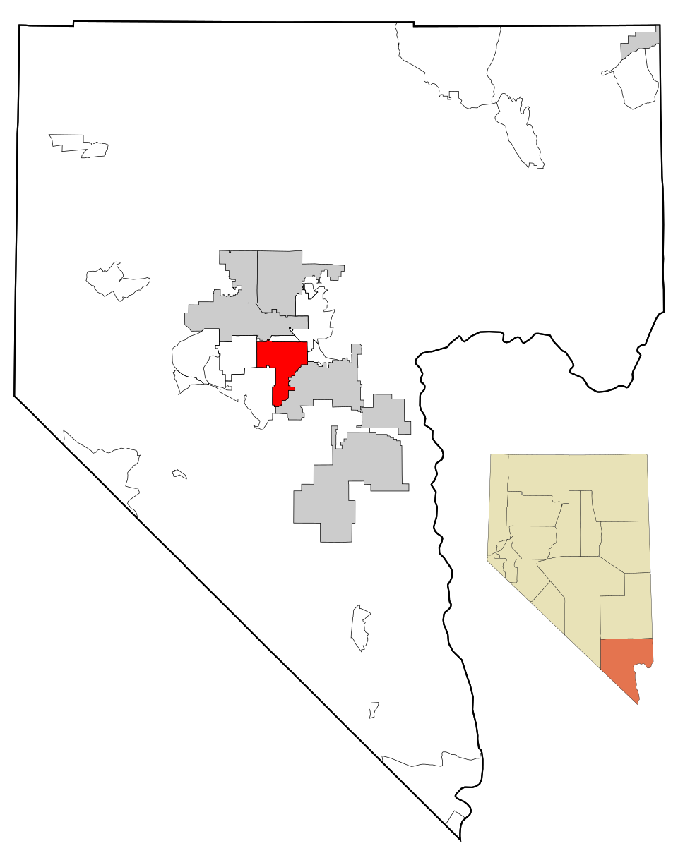 Locator map of Paradise