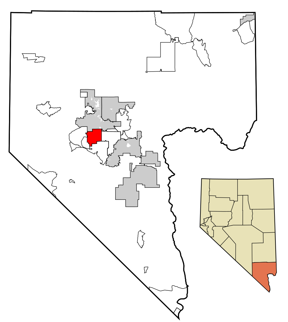 Locator map of Spring Valley
