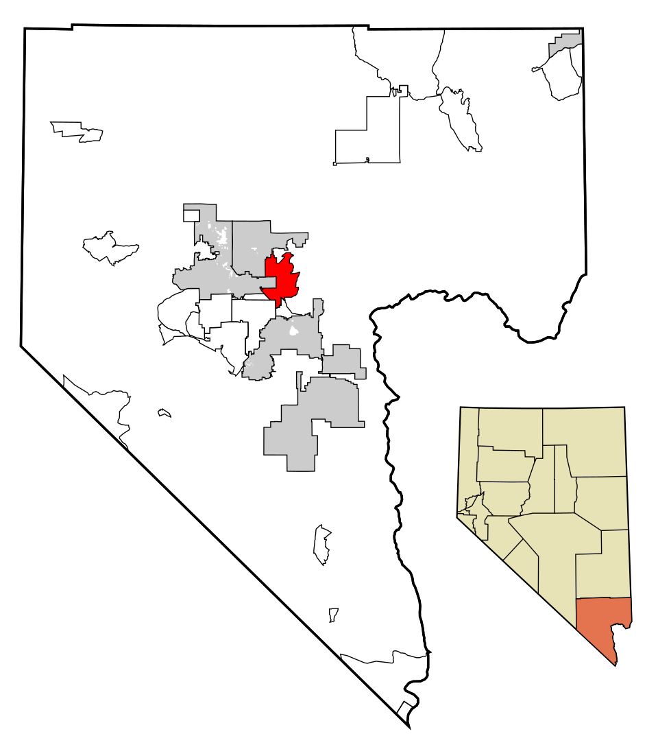 Map of Sunrise Manor