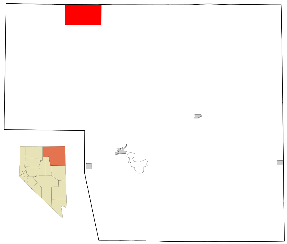 Locator map of Owyhee
