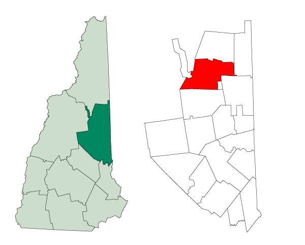 Locator map of Bartlett