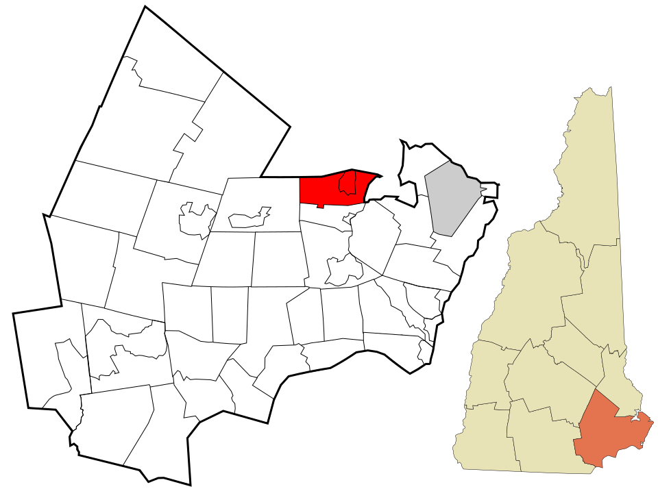 Locator map of Newmarket