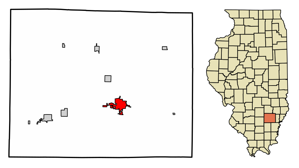 Locator map of Fairfield