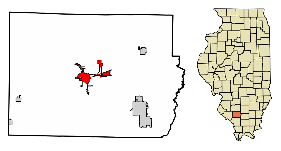 Map of Pinckneyville