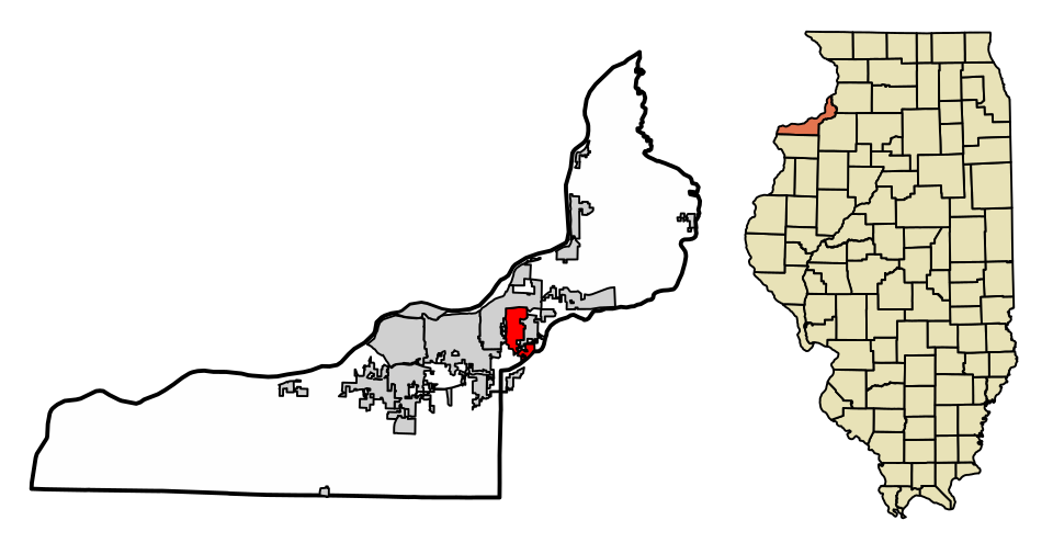 Locator map of Silvis