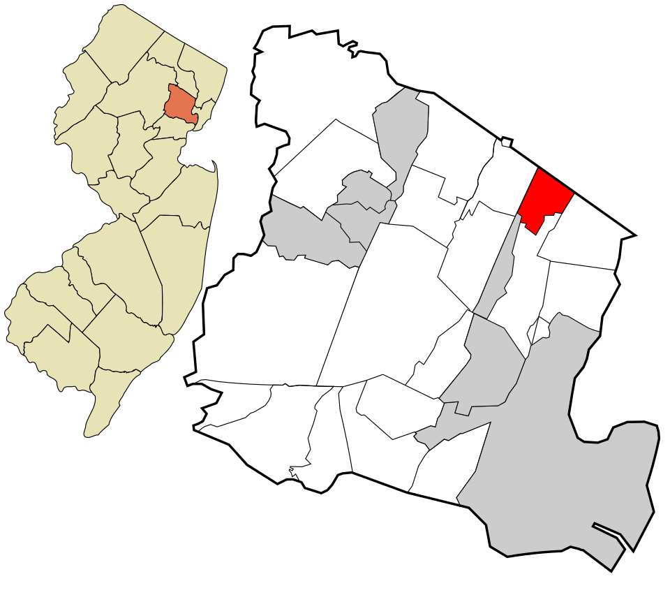 Locator map of Brookdale