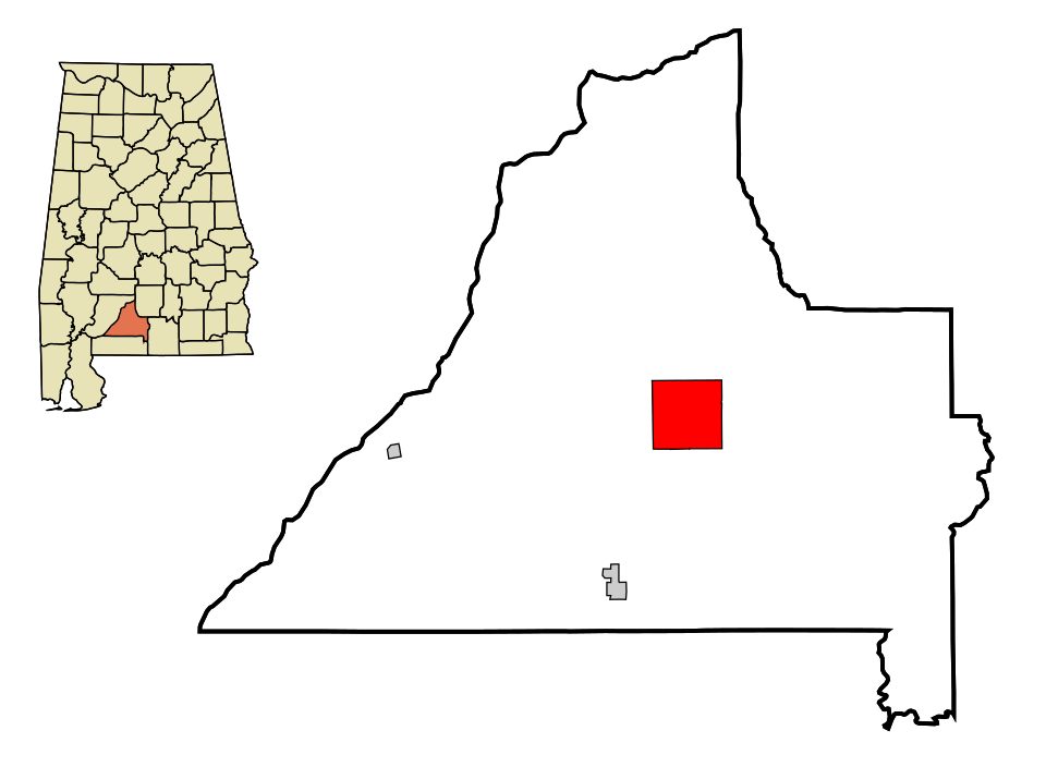 Map of Evergreen