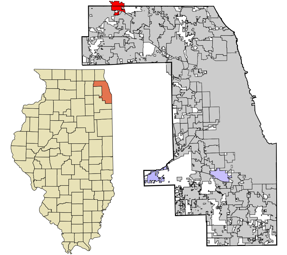 Locator map of Barrington