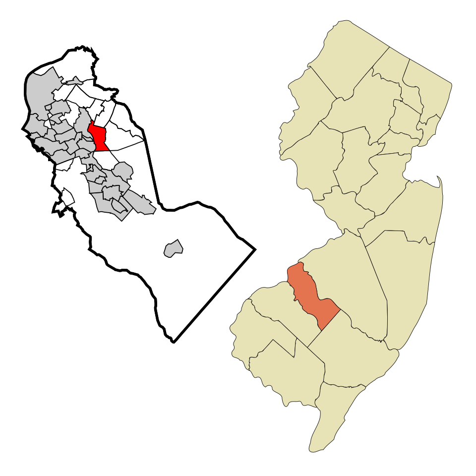 Locator map of Ashland