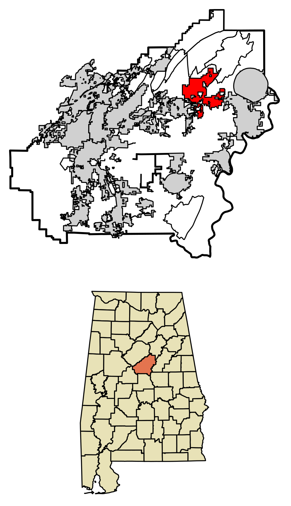 Locator map of Westover