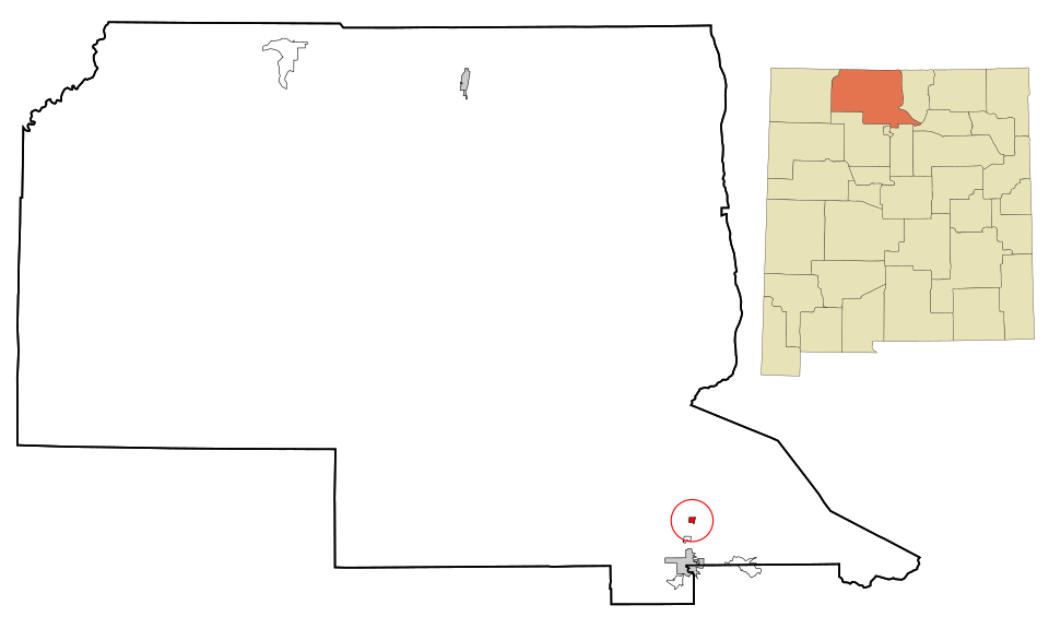 Locator map of Alcalde