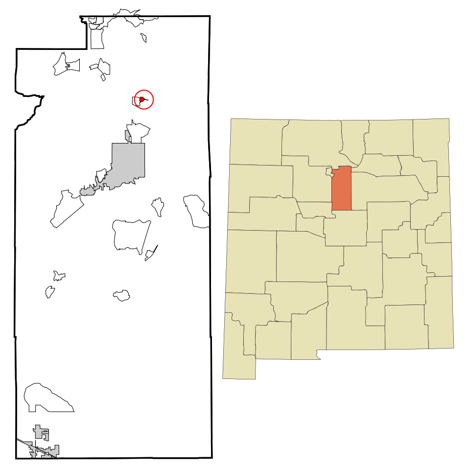 Locator map of Rio en Medio
