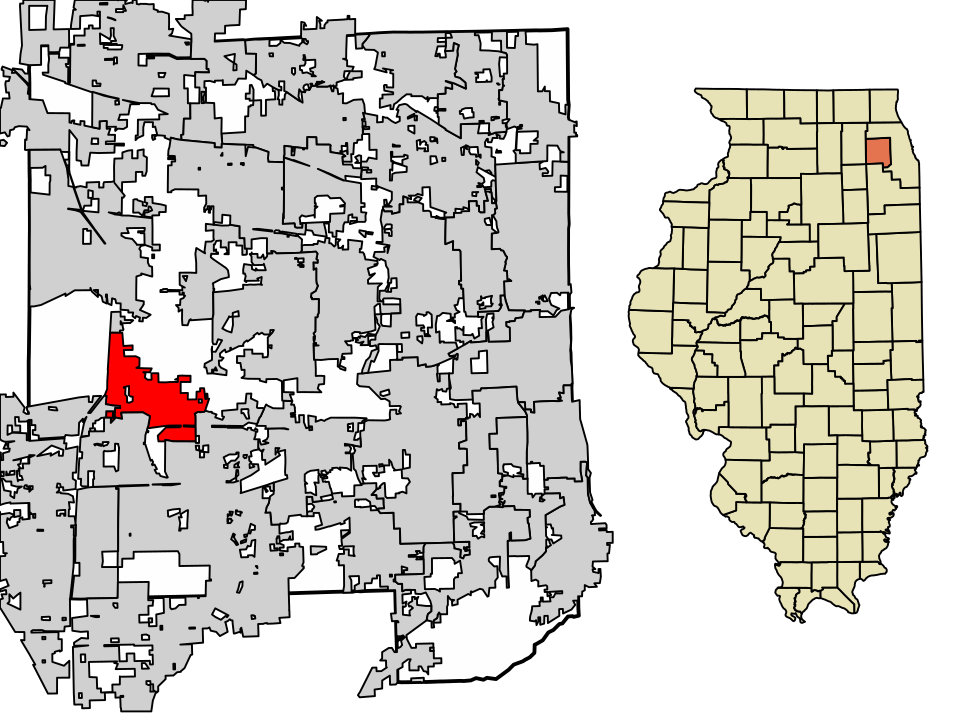 Map of Warrenville