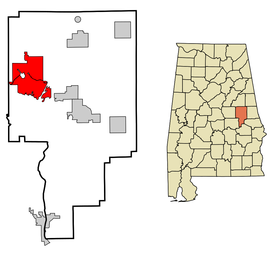 Locator map of Alexander