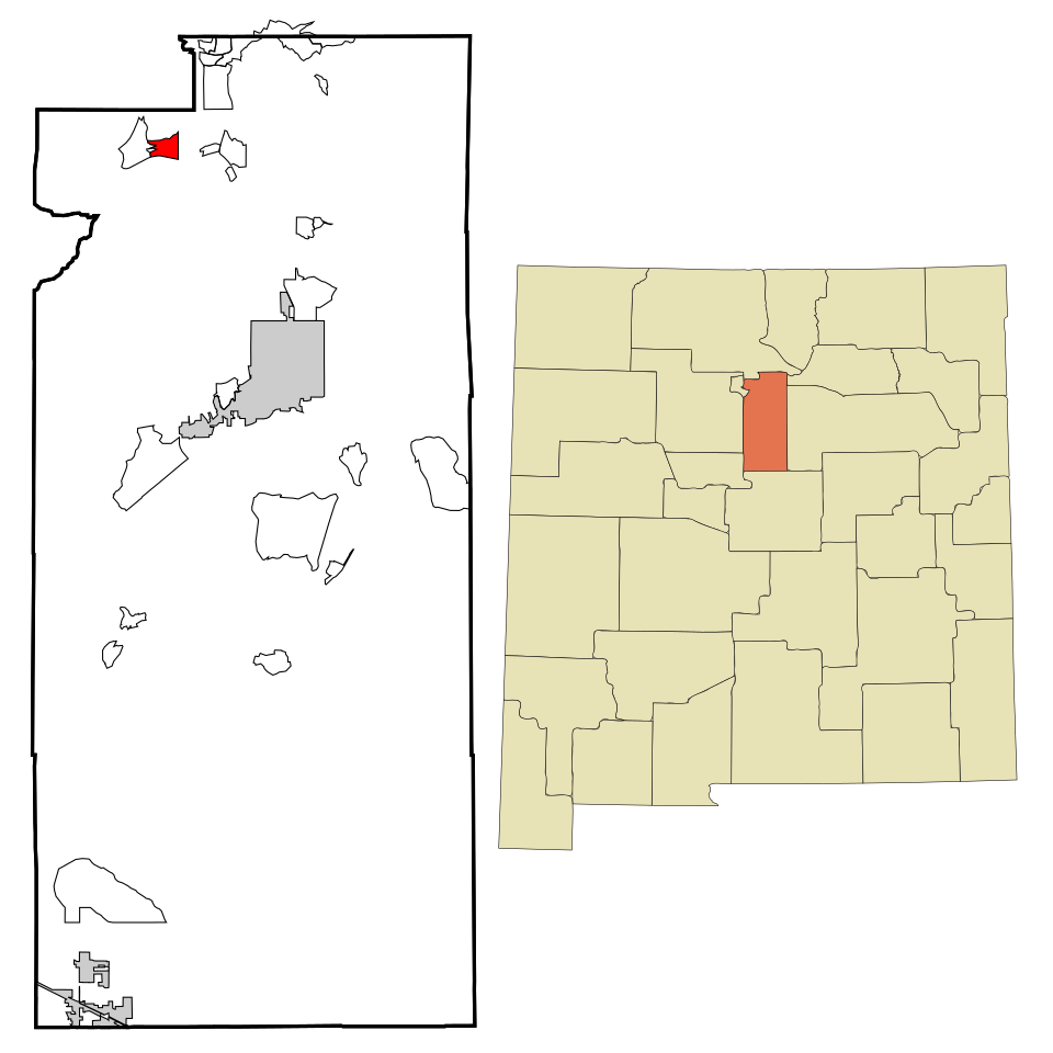 Locator map of El Rancho