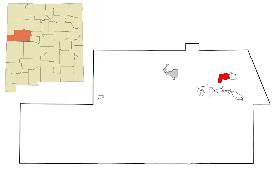 Locator map of Encinal