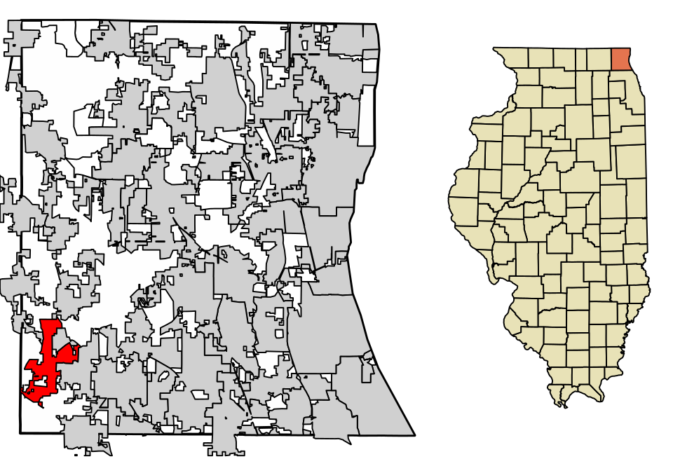 Locator map of Lake Barrington