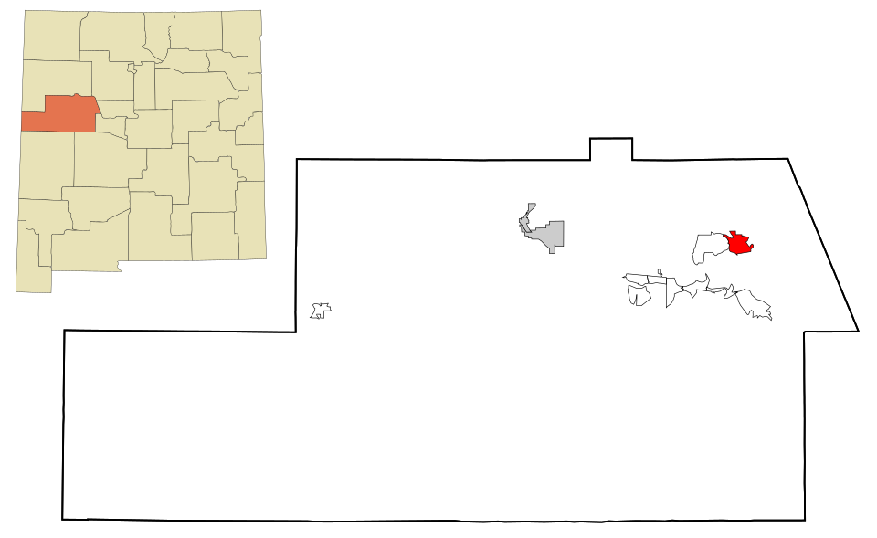 Locator map of Paguate