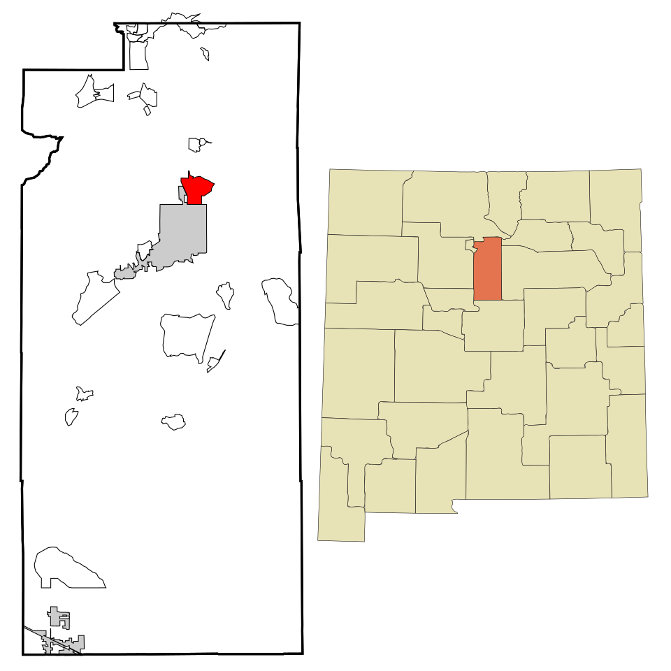 Locator map of Tesuque