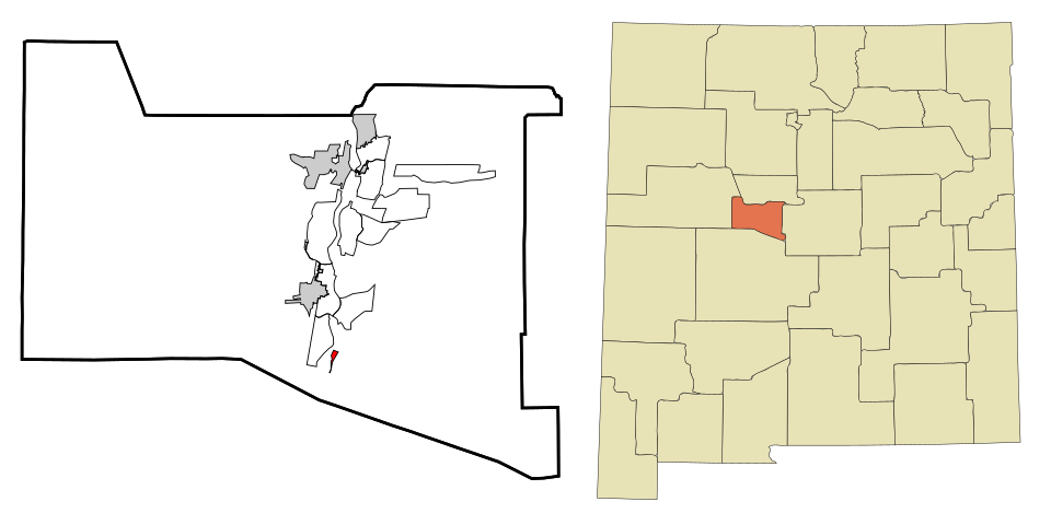 Locator map of Casa Colorada