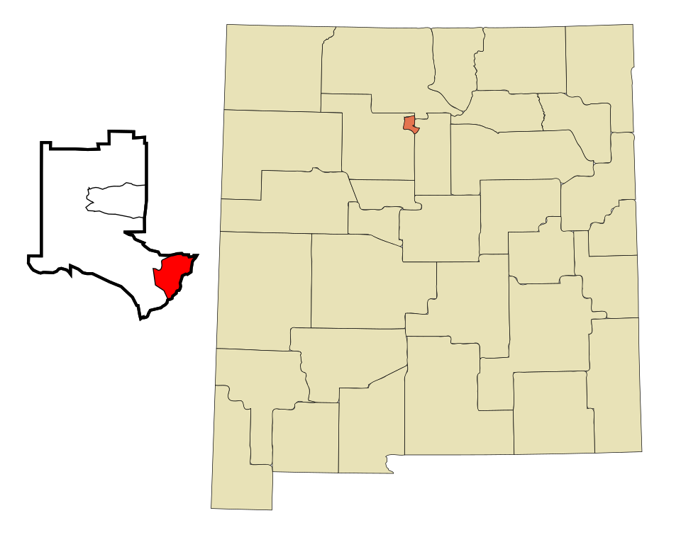 Locator map of White Rock