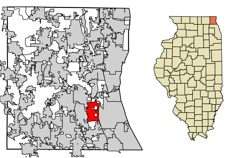 Locator map of Mettawa