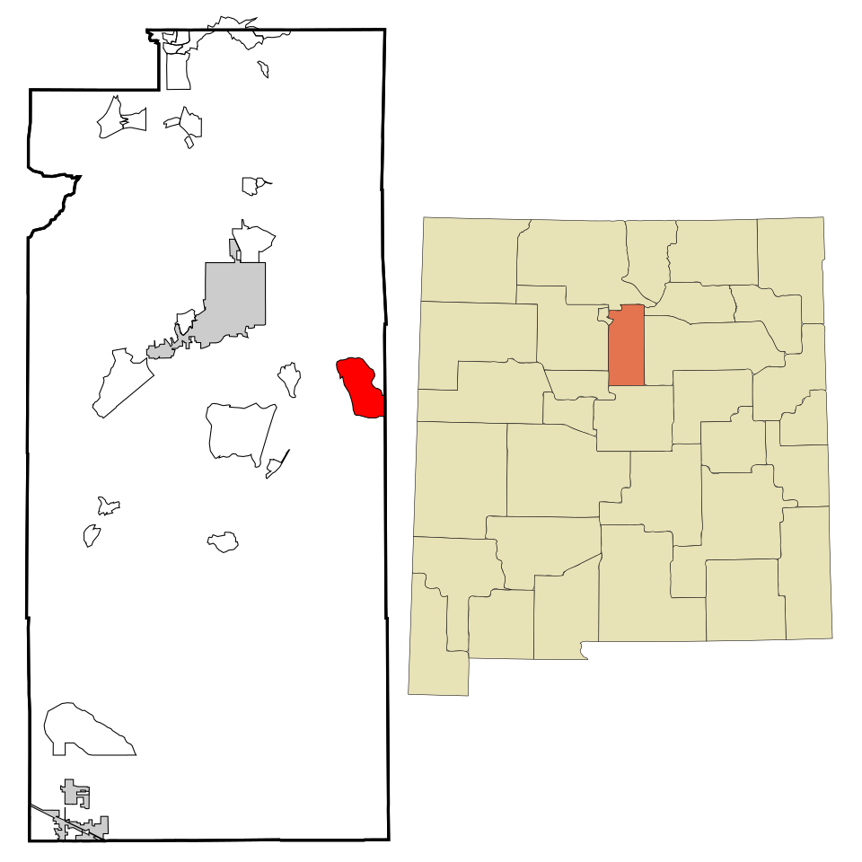 Locator map of Glorieta