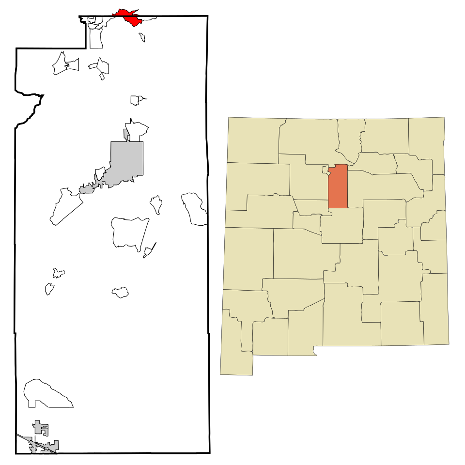 Locator map of Chimayo