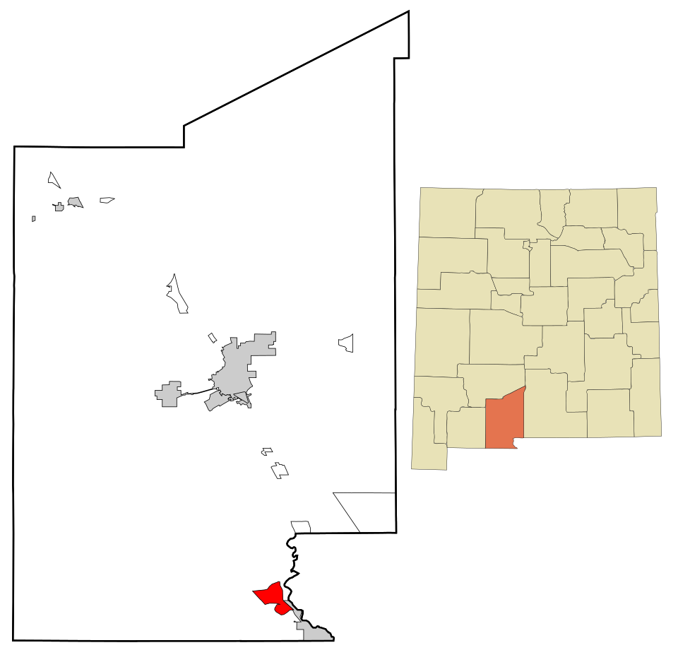 Locator map of Santa Teresa