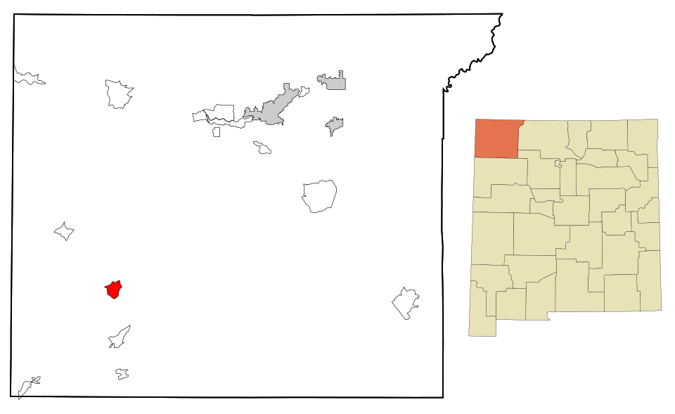 Locator map of Newcomb