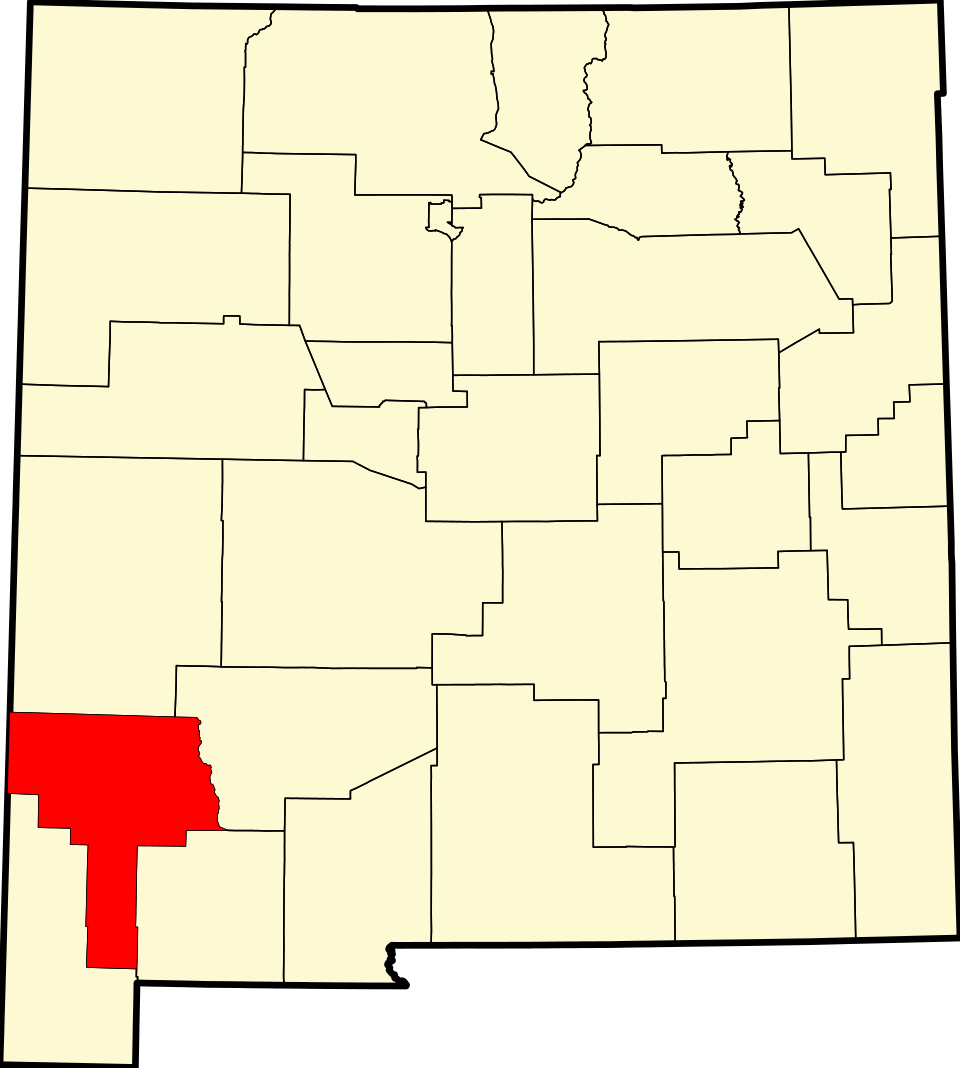 Locator map of Gila
